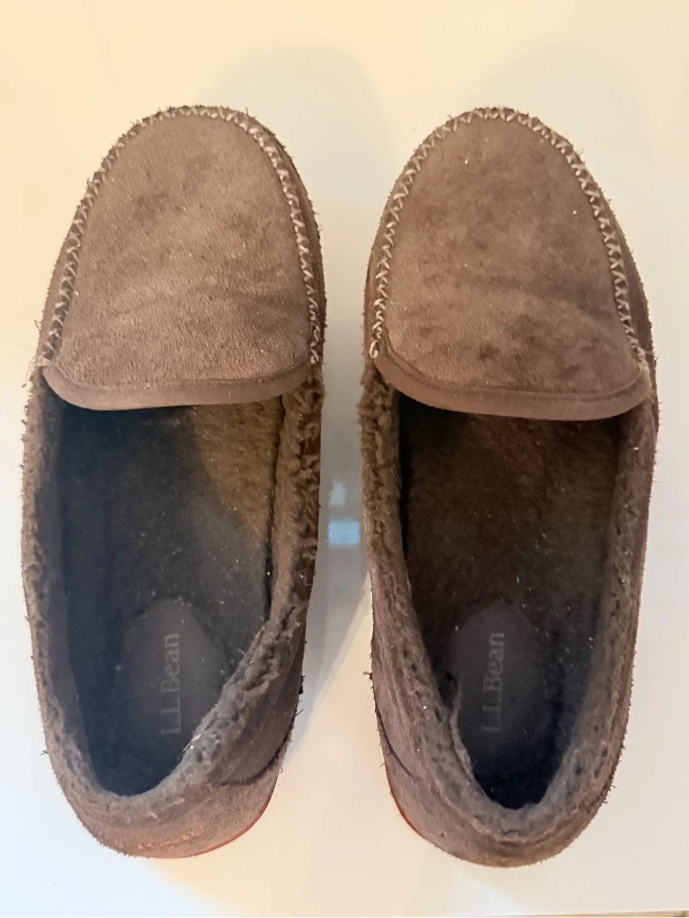 L.L.Bean Men’s Mountain Slippers – Size 10 Medium – Brown